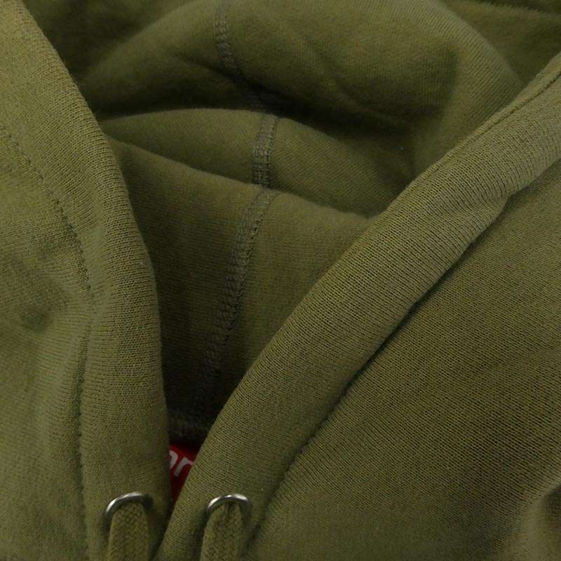 シュプリーム 23AW Raised Script Hooded Sweatshirt ロゴ刺繍 レイズド スクリプト プルオーバーパーカー フーディ 買取実績 画像