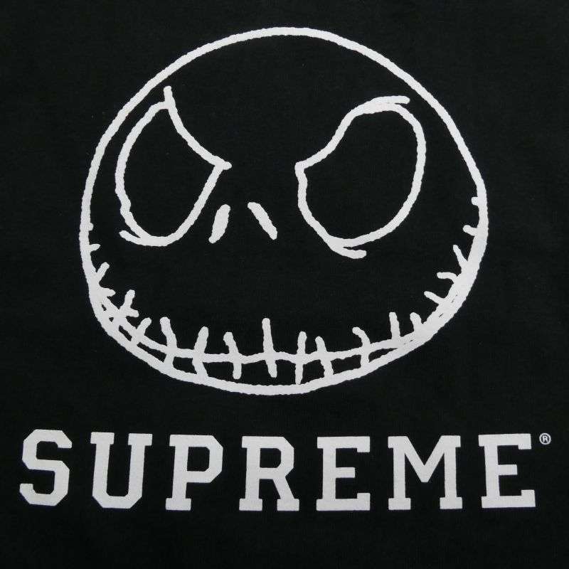 シュプリーム 23AW Skeleton Tee ナイトメアビフォアクリスマス スケルトン プリント クルーネック 半袖 Tシャツ 買取実績 画像