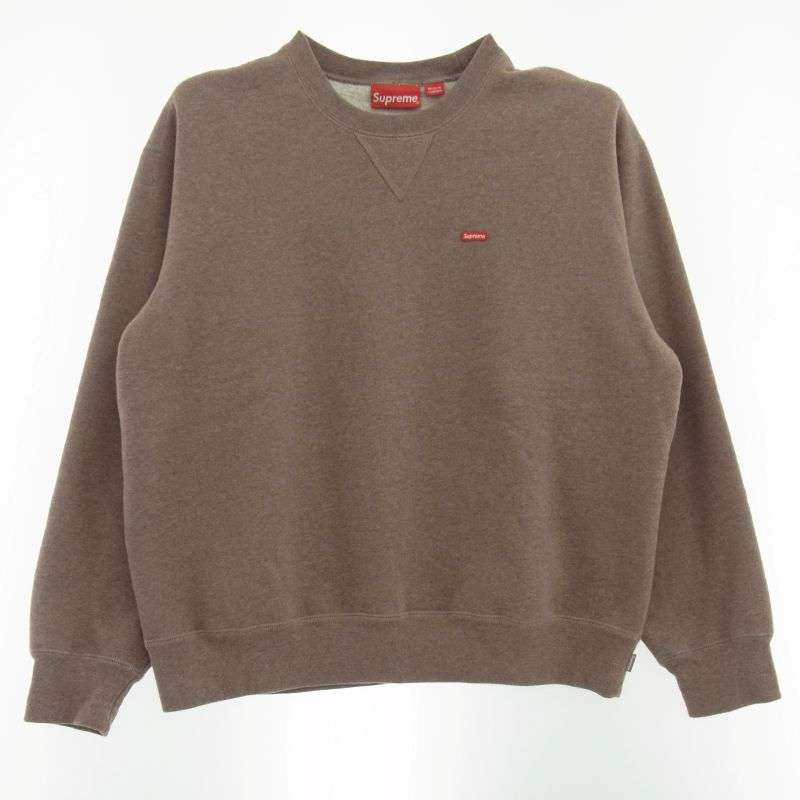シュプリーム 23AW Small Box Crewneck スモール ボックス クルーネックス ウェット 裏起毛 ヘザーモーブ 買取実績 画像