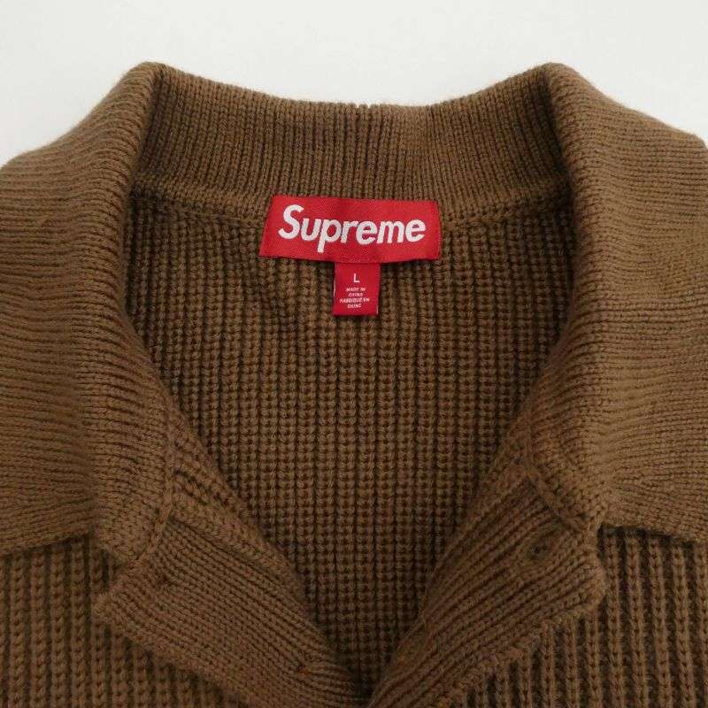 シュプリーム 23AW Small Box Polo Sweater スモール ボックス ポロ セーター ニット 買取実績 画像