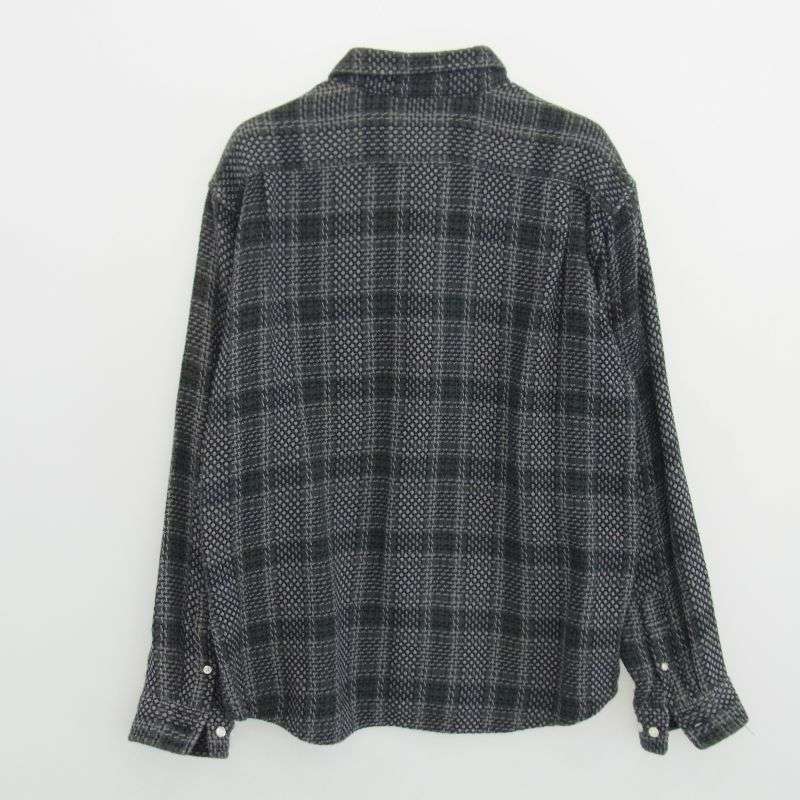 シュプリーム 23SS basket weave plaid shirt バスケット ウィーブ チェック 長袖シャツ 買取実績 画像