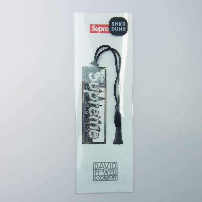 シュプリーム 23SS × David Howell & Co. Metal Bookmark ディビット・ハウエル&カンパニー メタルブックマーク 金属製しおり 買取実績 画像
