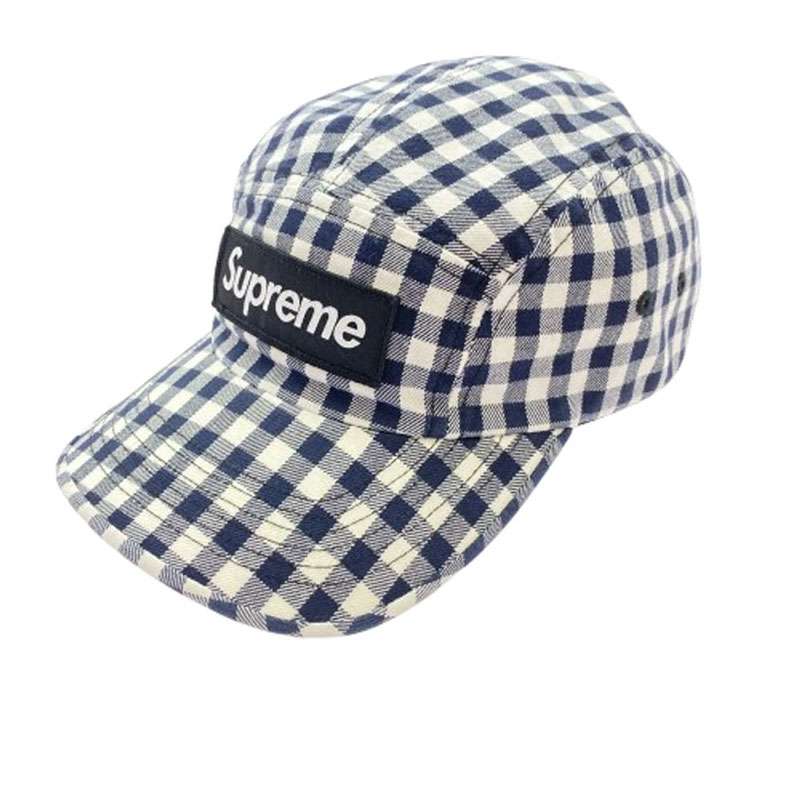シュプリーム 23SS Gingham Camp Cap ギンガム キャンプ キャップ 買取実績 画像