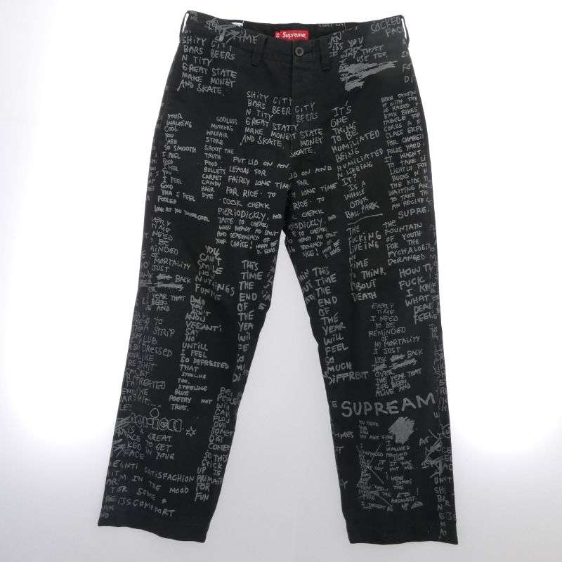 シュプリーム 23SS Gonz Poems Chino Pant マークゴンザレス ゴンズ ポエム チノ パンツ 買取実績 画像