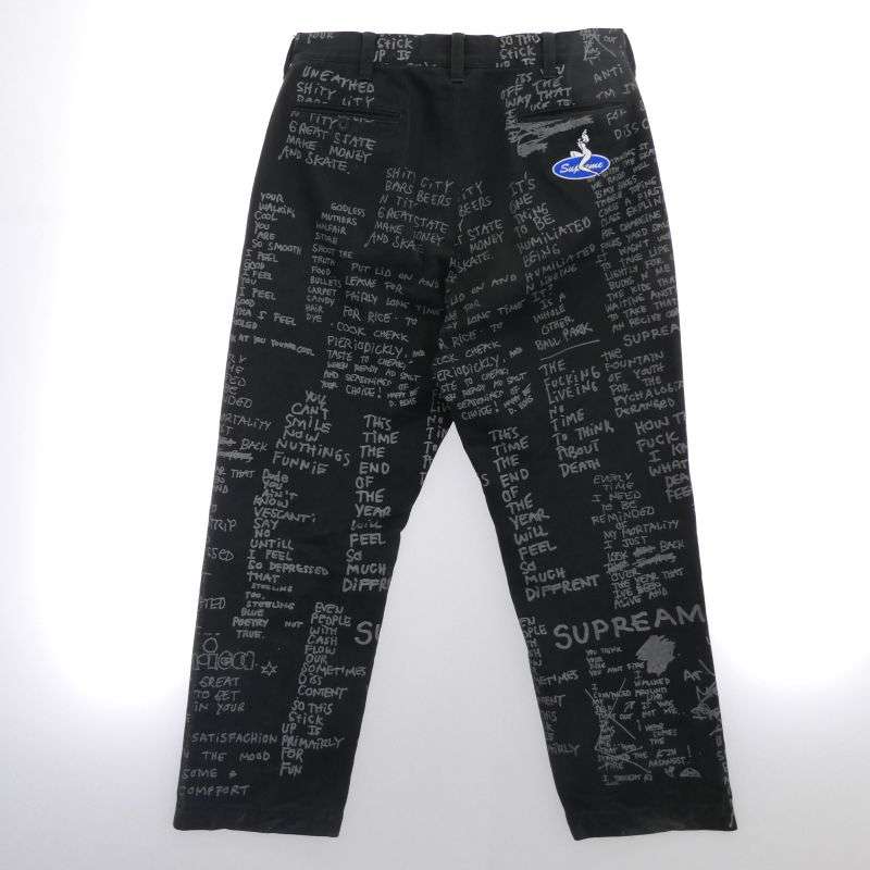 シュプリーム 23SS Gonz Poems Chino Pant マークゴンザレス ゴンズ ポエム チノ パンツ 買取実績 画像