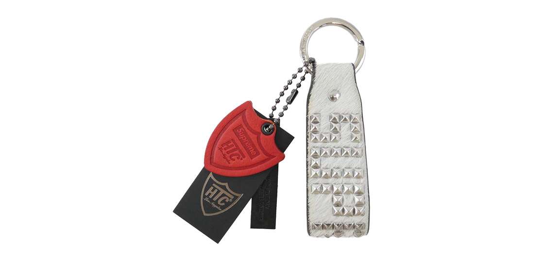 シュプリーム 23SS × HTC エイチティーシー Hollywood Trading Company Studded Keychain COWレザー 買取実績