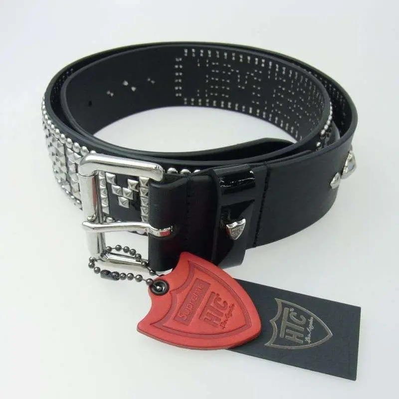 シュプリーム × HTC 23SS STUDDED BELT BLACK 買取実績