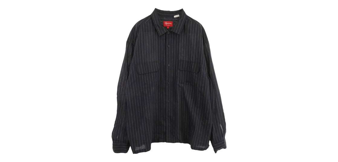 シュプリーム 23SS Pinstripe Linen Shirt 買取実績