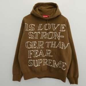 シュプリーム 23SS Stronger Than Fear Hooded Sweatshirt 買取実績