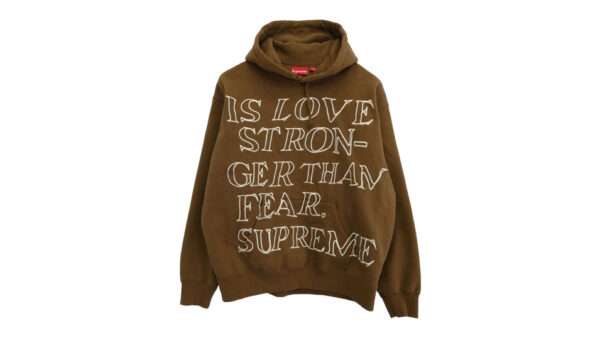 シュプリーム 23SS Stronger Than Fear Hooded Sweatshirt 買取実績