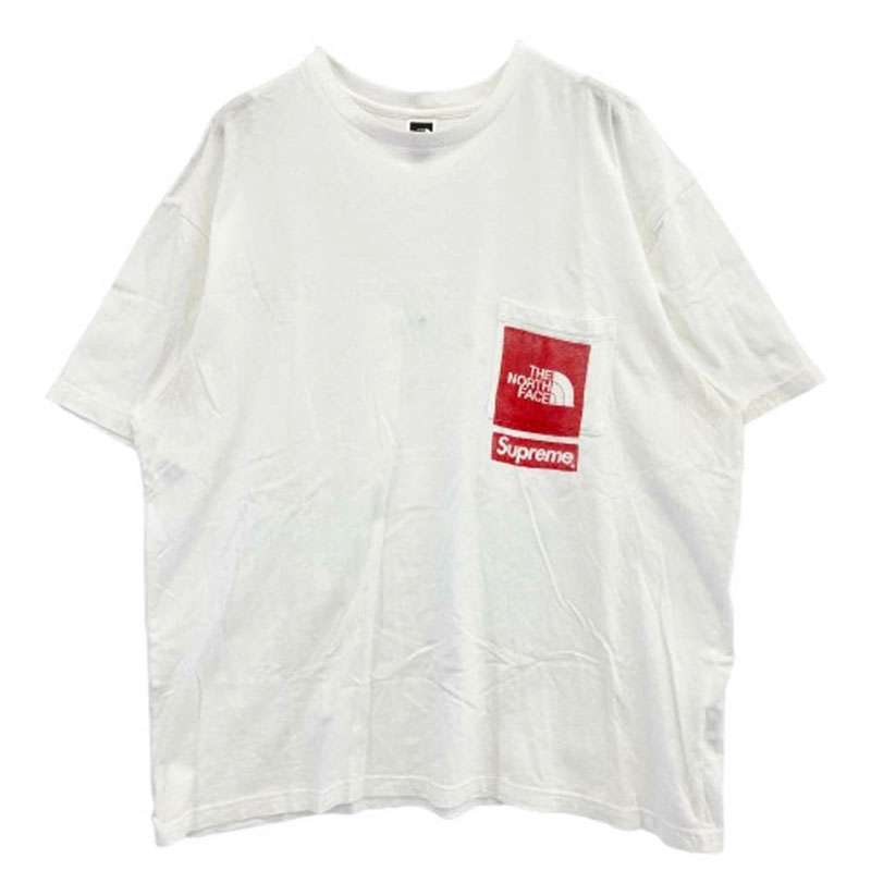 シュプリーム 23SS × THE NORTH FACE Printed Pocket Tee ノースフェイス プリント ポケット半袖 Tシャツ カットソー 買取実績 画像