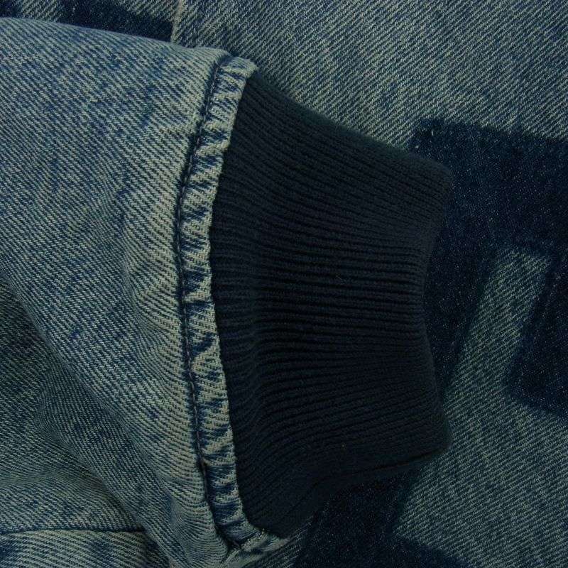 シュプリーム 23SS Washed Knockout Denim Varsity Jacket ウォッシュ ノックアウト デニム バーシティー ジャケット スタジャン 買取実績 画像