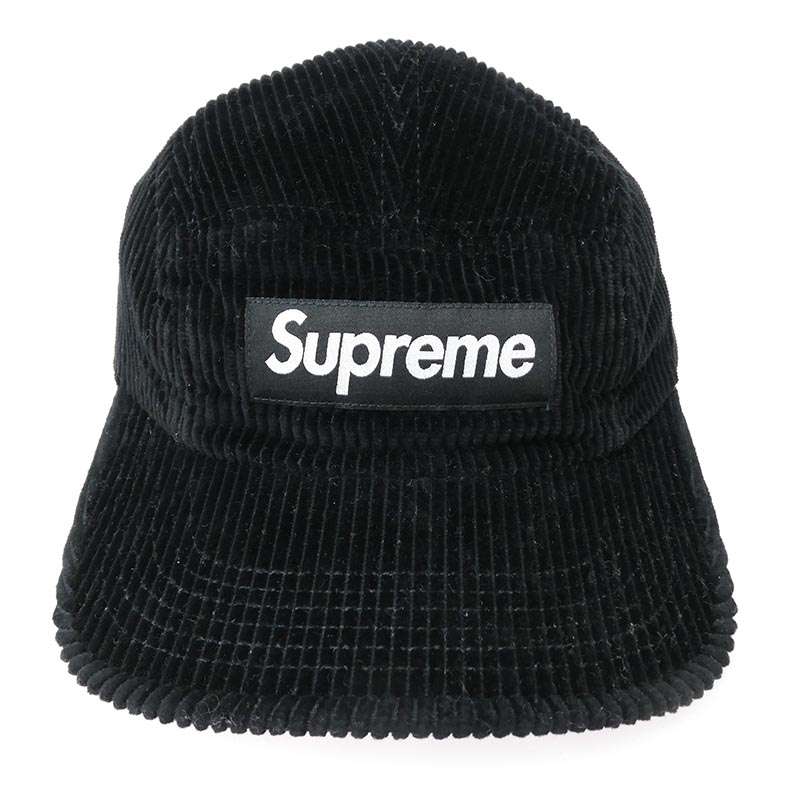 シュプリーム 24AW Corduroy Camp Cap Black コーデュロイ キャンプ キャップ 買取実績 画像