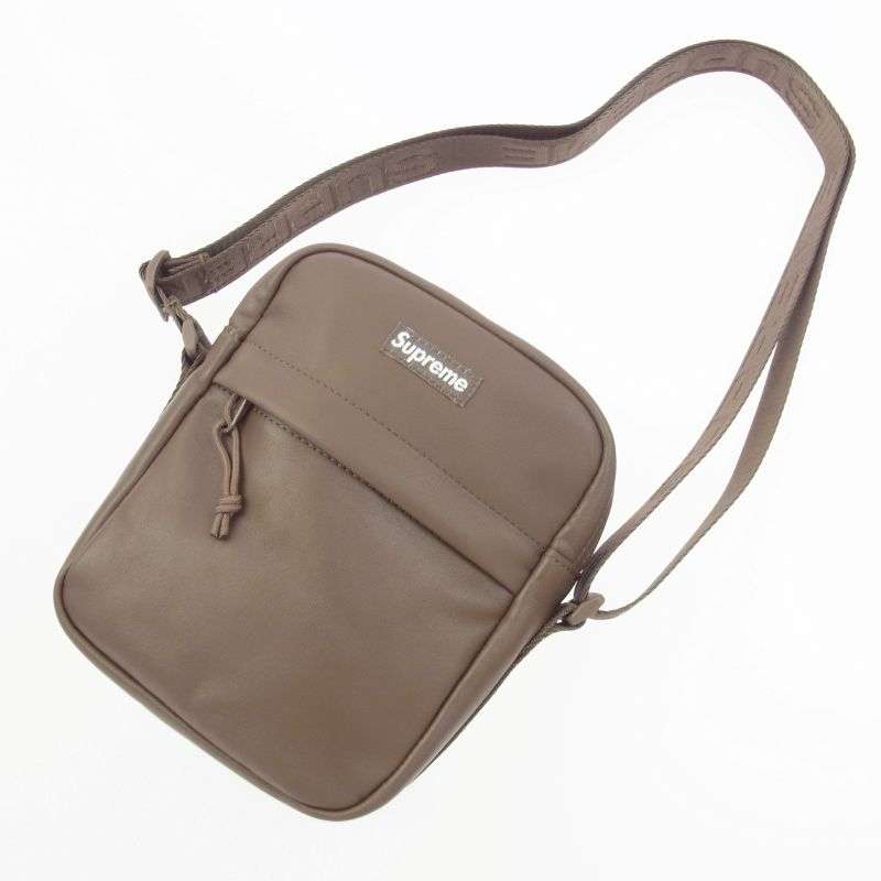 シュプリーム 24AW Leather Shoulder Bag 買取実績 画像