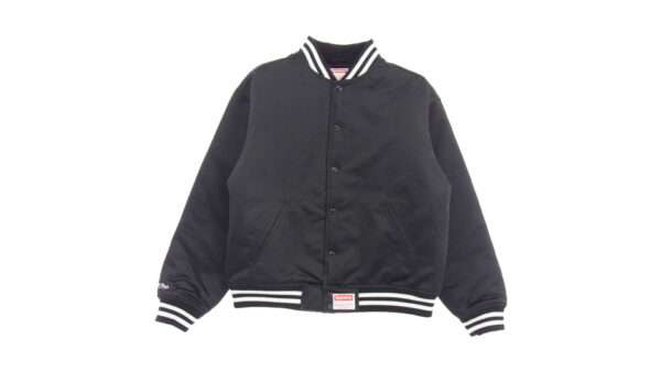 シュプリーム × Mitchell & Ness 24AW Back Logo Satin Varsity Jacket 買取実績