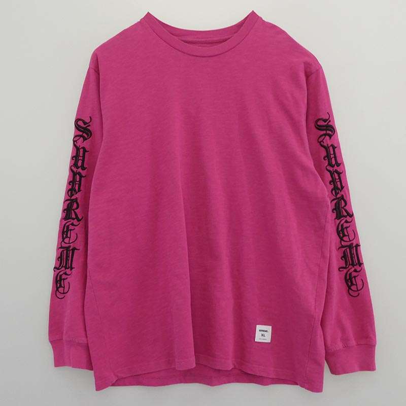 シュプリーム 24AW Old English L/S Top Pink 買取実績