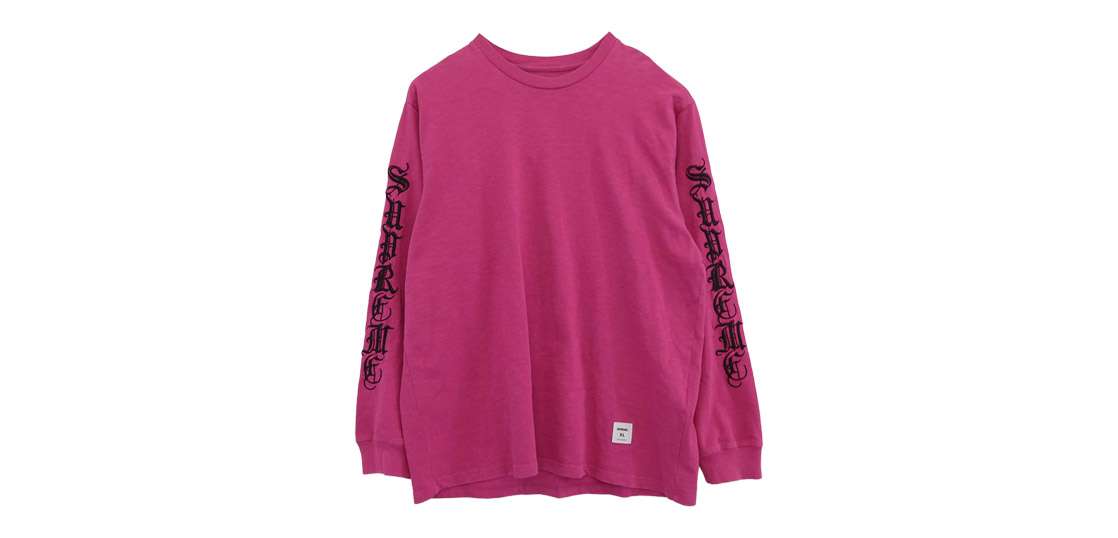 シュプリーム 24AW Old English L/S Top Pink 買取実績