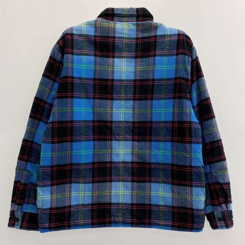 シュプリーム 24AW Quilted Plaid Shirt キルティング プレイド 中綿 シャツ ジャケット 買取実績 画像