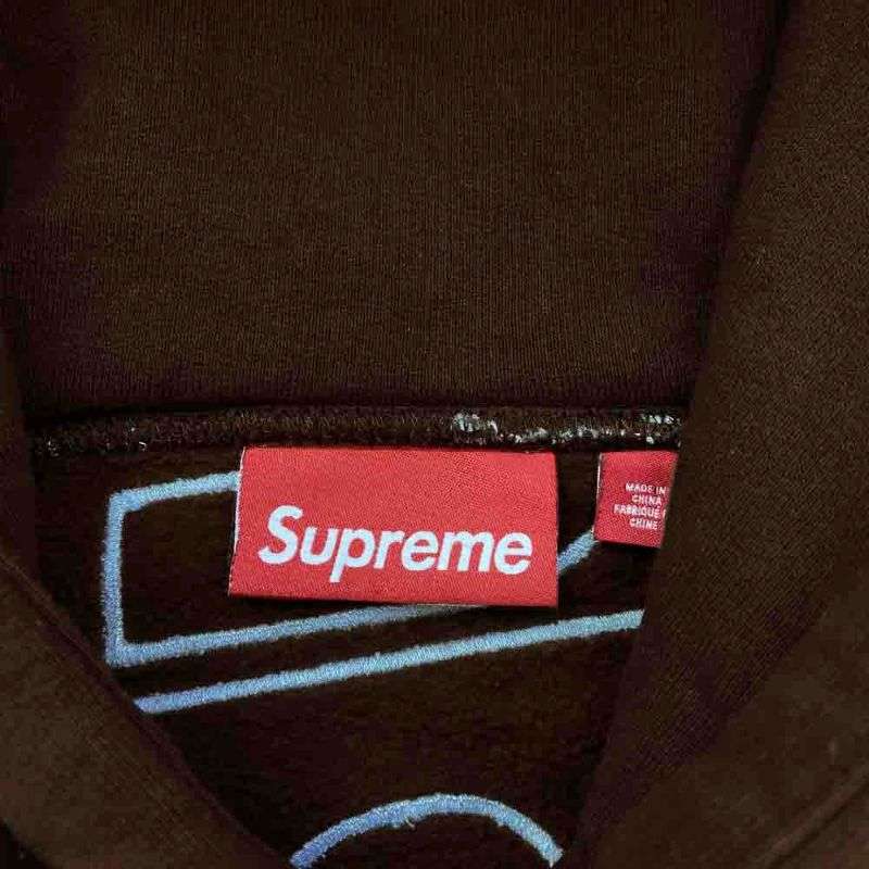 シュプリーム 24AW Satin Applique Hooded Sweatshirt サテン アップリケ フーデッド スウェットシャツ フーディ パーカー 買取実績 画像