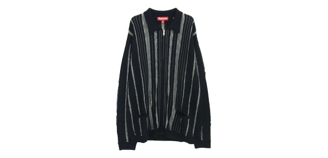 シュプリーム 24AW Speckle Stripe Zip Up Cardigan 買取実績