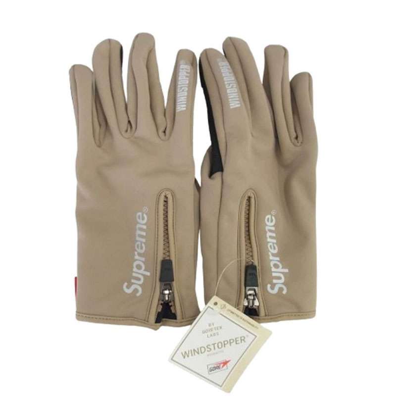 シュプリーム 24AW WINDSTOPPER Zip Gloves ウィンドストッパー ジップグローブ 手袋 買取実績 画像