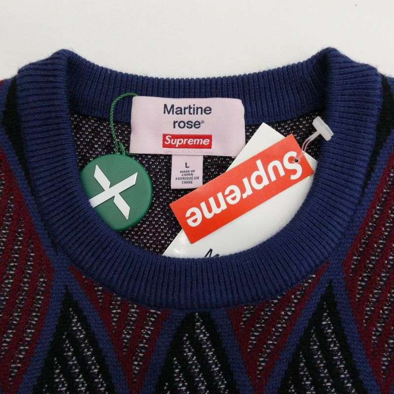 シュプリーム 24AW x Martine Rose Sweater マーティン ローズ セーター 買取実績 画像