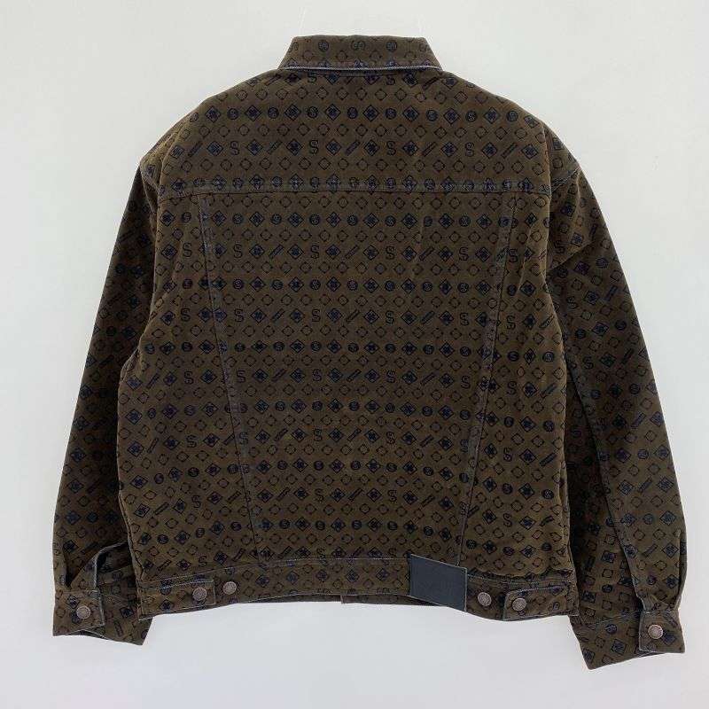 シュプリーム 24SS Flocked Denim Trucker Jacket フロック デニム トラッカー ジャケット 買取実績 画像