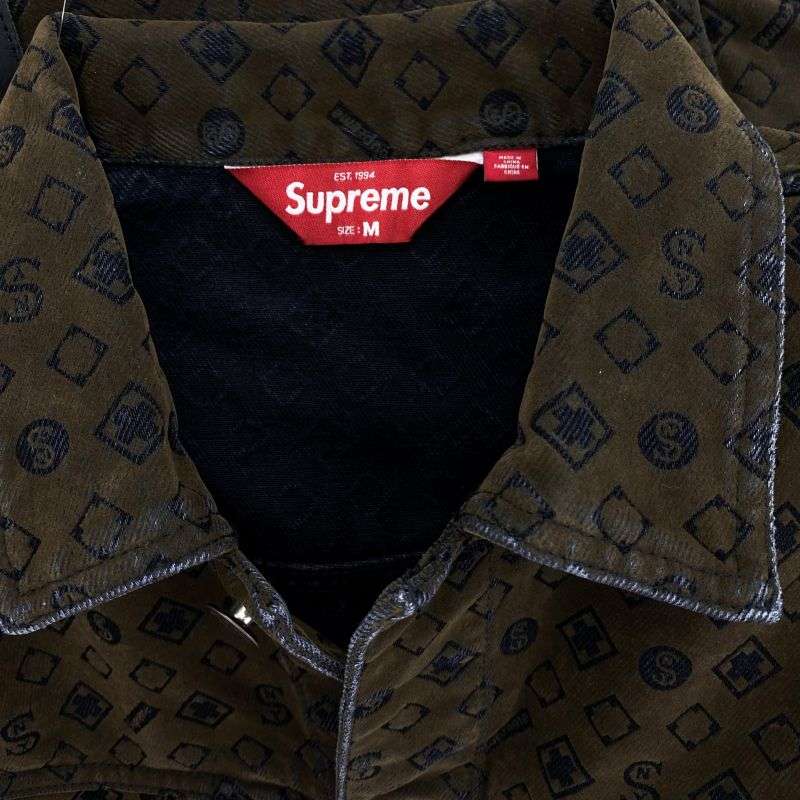 シュプリーム 24SS Flocked Denim Trucker Jacket フロック デニム トラッカー ジャケット 買取実績 画像