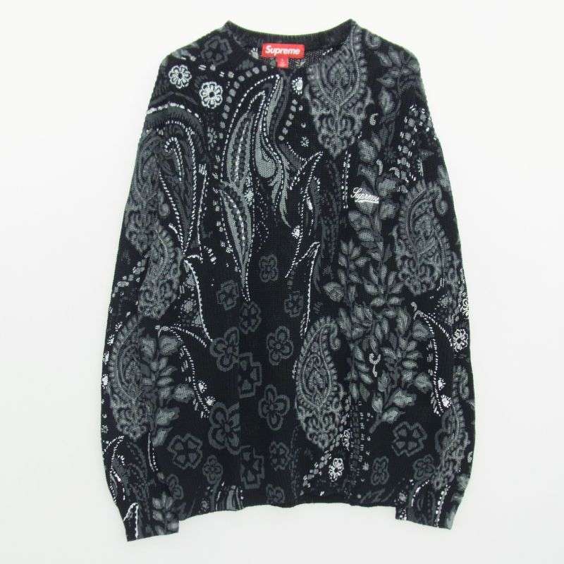 シュプリーム 24SS Printed Paisley Sweater プリンテッド ペイズリー セーター 買取実績 画像