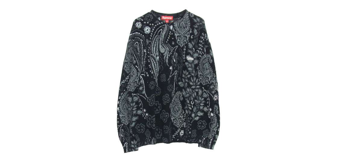 シュプリーム 24SS Printed Paisley Sweater 買取実績