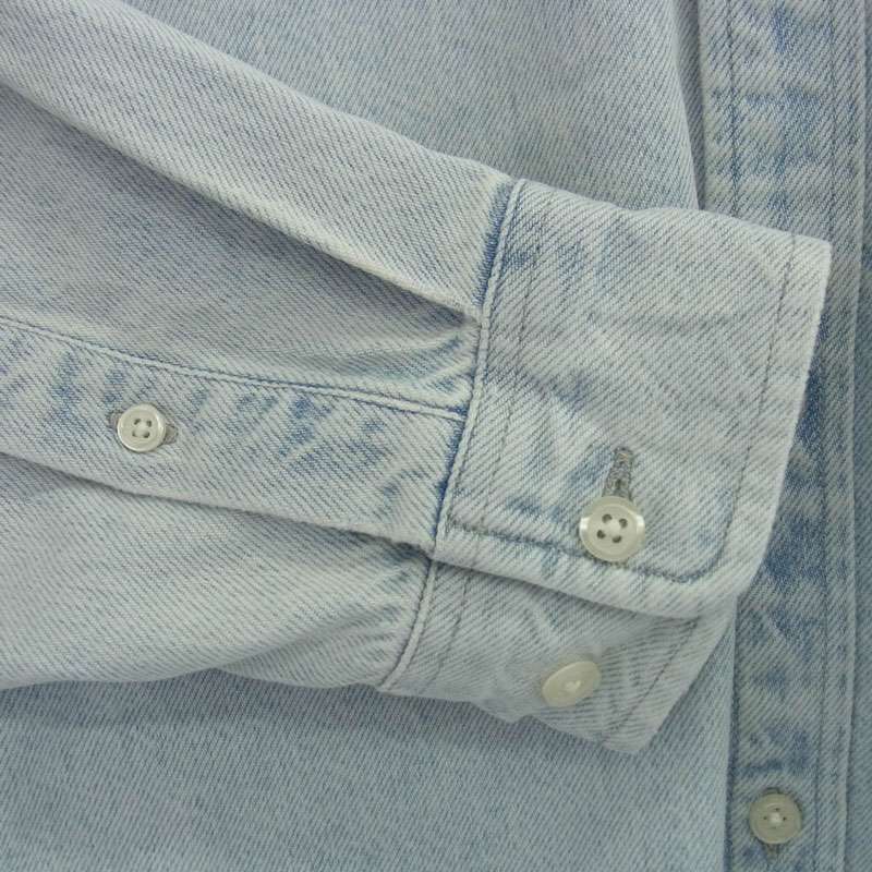 シュプリーム 24SS Small Box Shirt Washed Blue スモール ボックスロゴ デニムシャツ 買取実績 画像