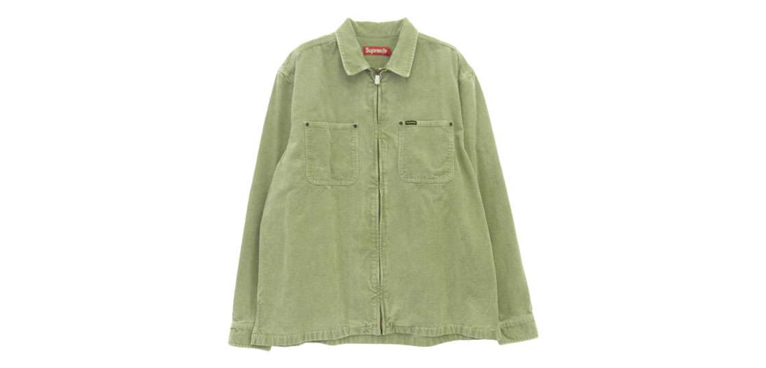 シュプリーム 24SS Washed Corduroy Zip Up Shirt 買取実績