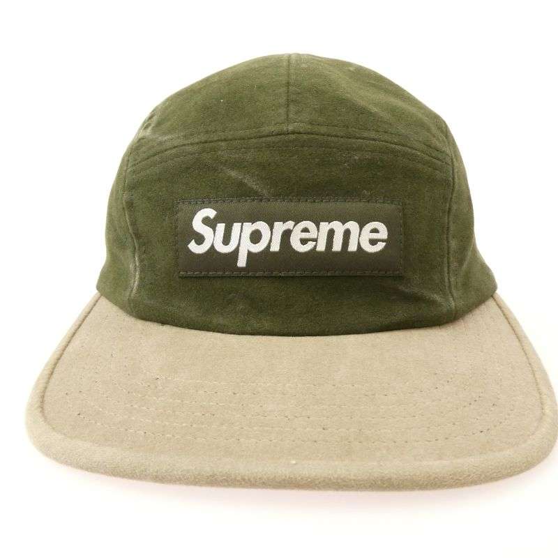 シュプリーム 25AW 2-Tone Moleskin Camp Cap ツートン モールスキン キャンプキャップ 帽子 買取実績 画像
