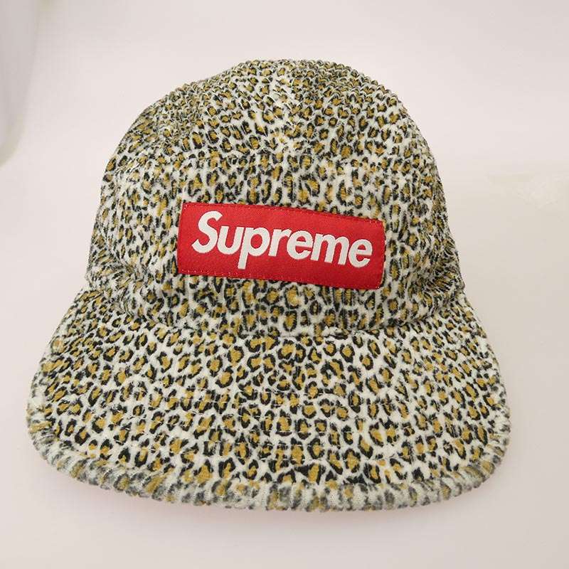 シュプリーム 25AW Corduroy Camp Cap Leopard コーデュロイ キャンプ キャップ レオパード 買取実績 画像