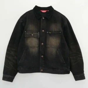 ジャケット・アウター Supreme Gonz Map Work Jacket Supreme SS19 Gonz Map Work Jacket Pattern Zipper Unisex Blue SUP