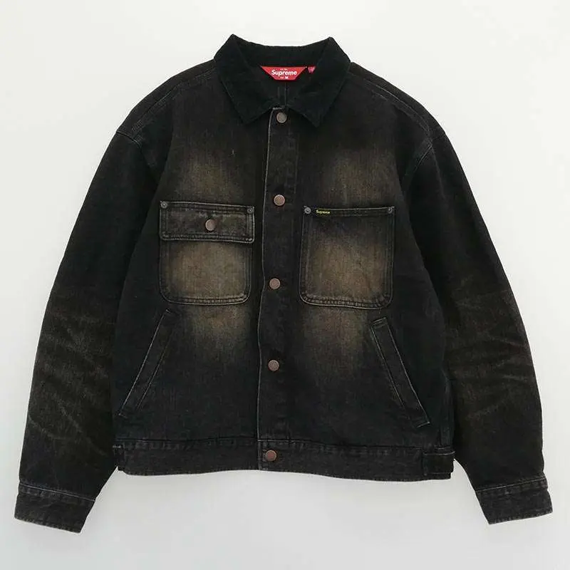 シュプリーム 25AW DISTRESSED SELVEDGEトラッカージャケット デニム