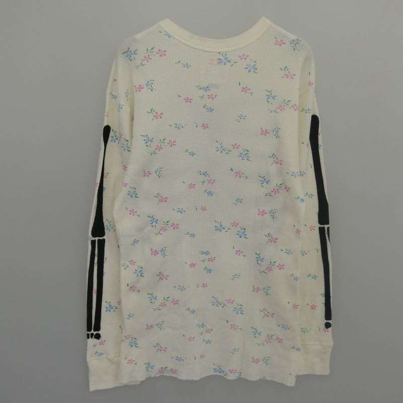 シュプリーム 25AW × Hanes ヘインズ Bones Thermal Crew Floral ボーンズ フローラル プリント クルーネック サーマル 長袖カットソー 買取実績 画像