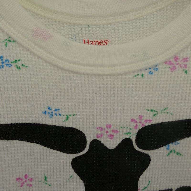 シュプリーム 25AW × Hanes ヘインズ Bones Thermal Crew Floral ボーンズ フローラル プリント クルーネック サーマル 長袖カットソー 買取実績 画像