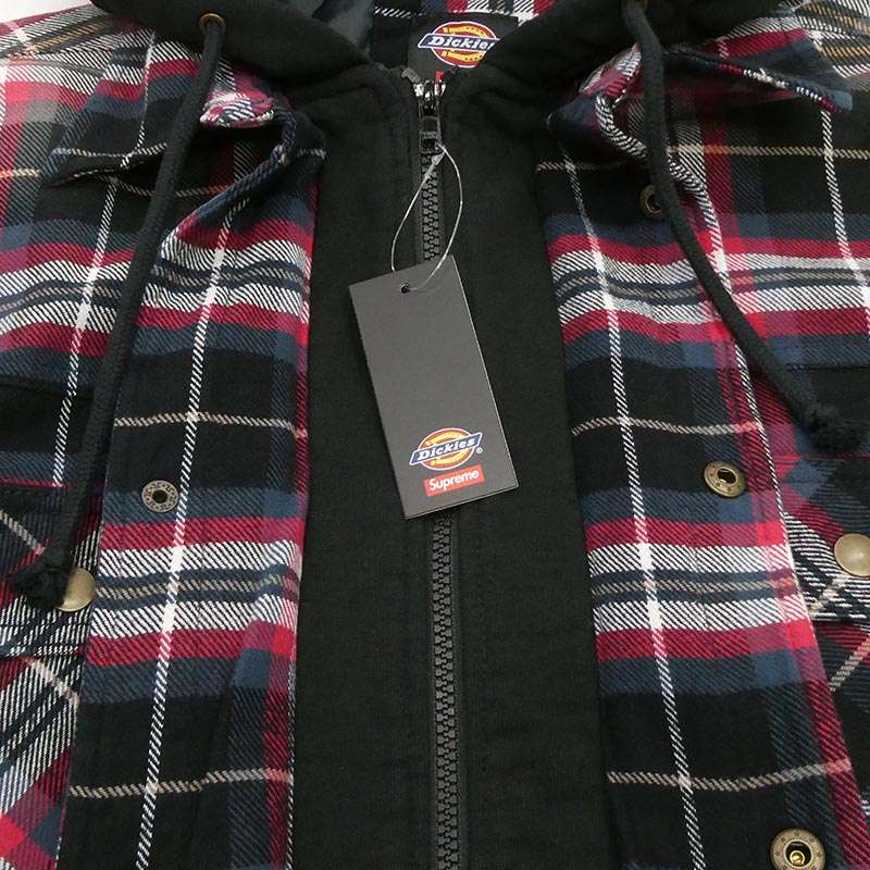 シュプリーム 25AW Lined Zip Up Hooded Flannel Shirt ラインド ジップ アップ フード フランネル シャツ 買取実績 画像
