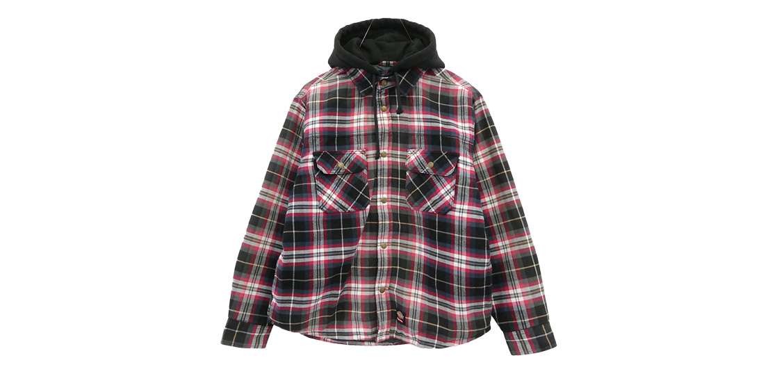 シュプリーム 25AW Lined Zip Up Hooded Flannel Shirt 買取実績