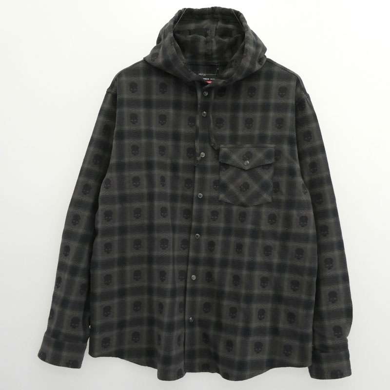 シュプリーム 25AW Number (N)ine Hooded Flannel Shirt ナンバーナイン フーデッド フランネル 長袖 シャツ 買取実績 画像