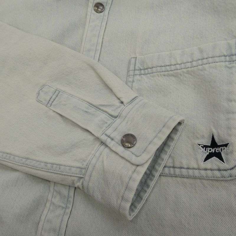 シュプリーム 25AW Quilted Lined Denim Snap Shirt キルテッド デニム スナップ 長袖シャツ 買取実績 画像