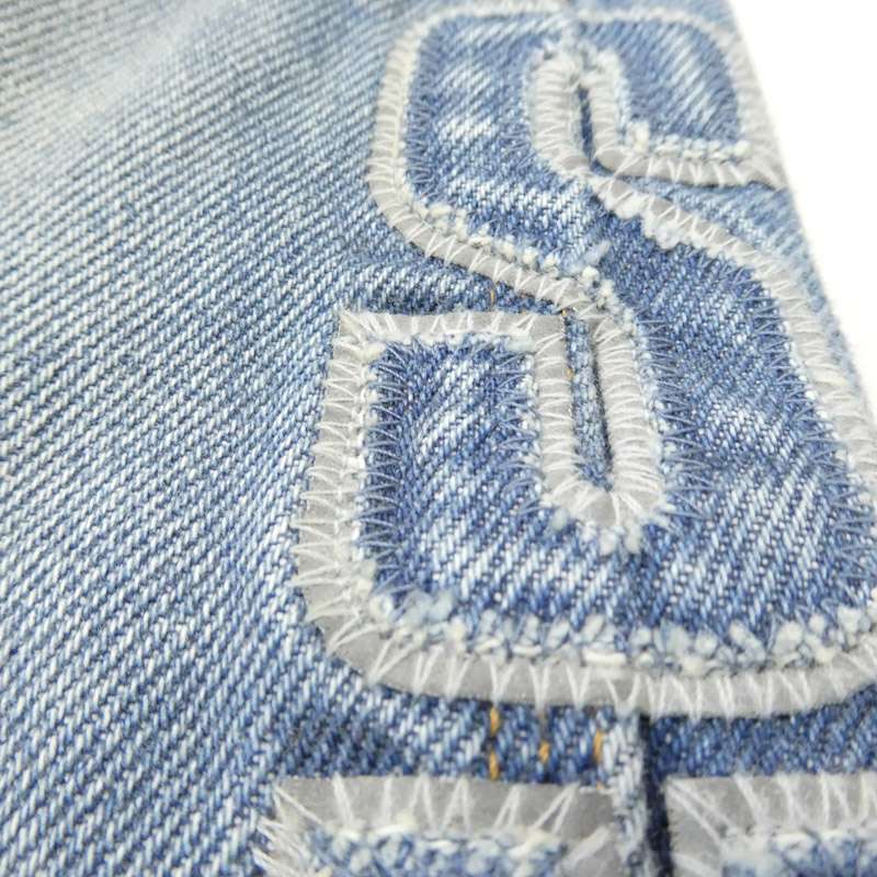 シュプリーム 25AW Reflective Double Knee Pant ユーズド加工 リフレクティブ ダブルニー デニムパンツ 買取実績 画像