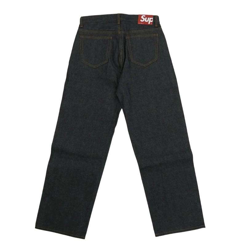 シュプリーム 25AW Rigid Loose Fit Selvedge Jean リジッド ルーズ フィット セルビッジ ジーン デニム パンツ 買取実績 画像