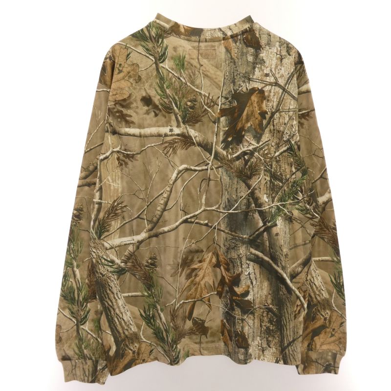 シュプリーム 25AW Small Box L/S Tee Realtree AP Camo スモールボックスロゴ リアルツリー APカモ ロングスリーブ 長袖カットソー 買取実績 画像