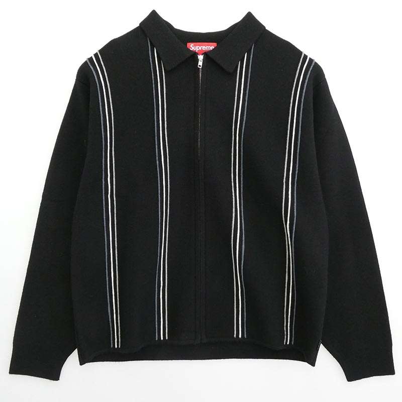 シュプリーム 25AW Stripe Zip Up Polo Sweater ストライプ ジップ アップ ポロ セーター ニット 買取実績 画像