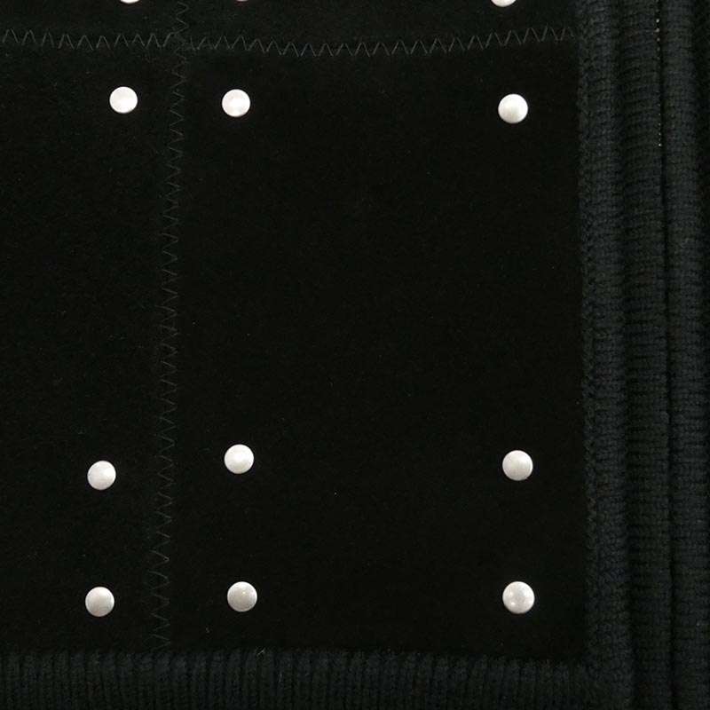 シュプリーム 25AW Studded Suede Zip Up Cardigan スタッズ スエードレザー ジップアップ カーディガン ニットジャケット 買取実績 画像