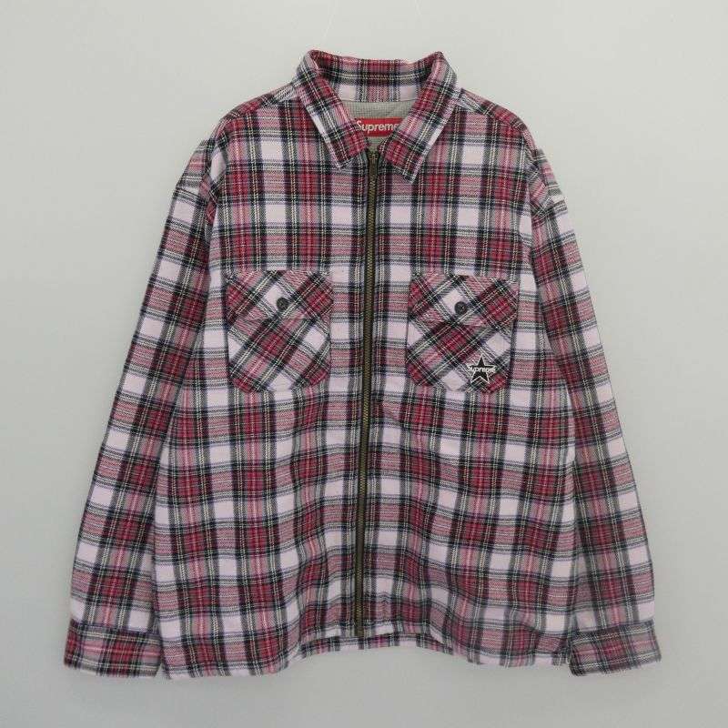 シュプリーム 25AW Thermal Lined Zip Up Flannel Shirt サーマル ラインド ジップ アップ フランネル シャツジャケット 買取実績 画像