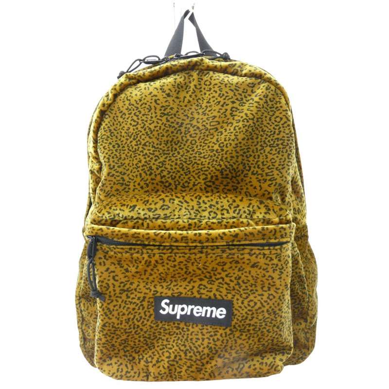 シュプリーム 25AW Velvet Backpack Tan Leopard ベルベット バックパック タン レオパード リュック デイパック 買取実績 画像