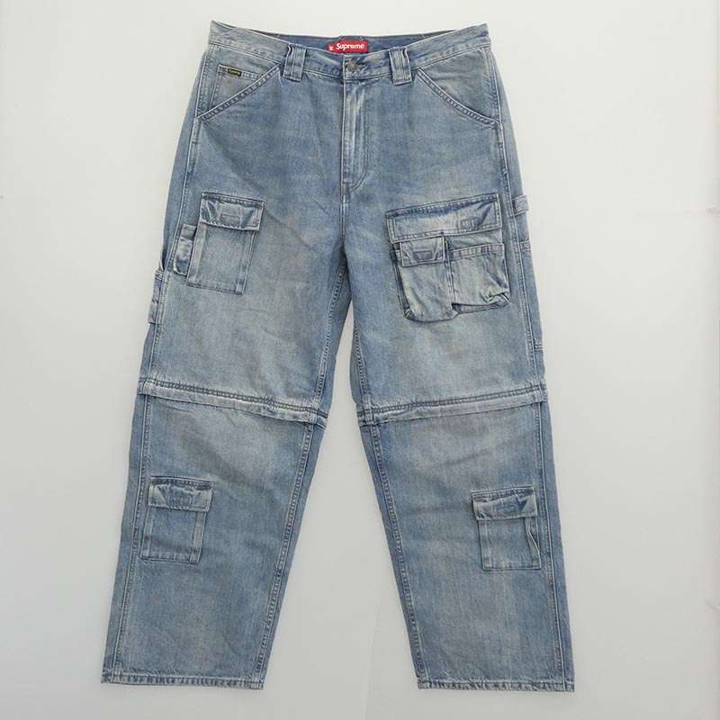 シュプリーム 25AW Zip-Off Utility Pant ジップオフ ユーティリティ デニム カーゴ パンツ 買取実績 画像